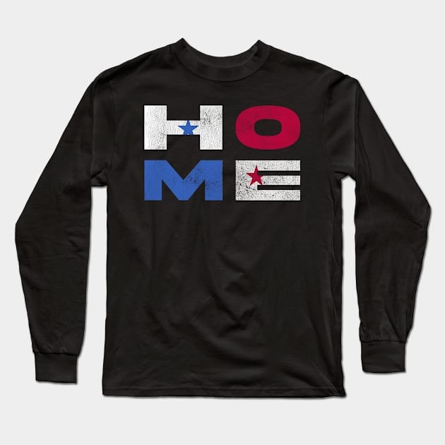 Home Panama Flag Panamanian Long Sleeve T-Shirt by BramCrye